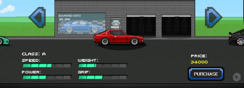 pixel-car-racer-mod-apk-unlimited-supercars